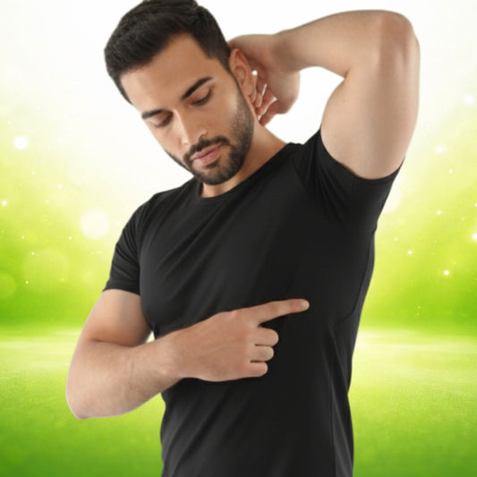 Men’s Anti-Sweat Round-Neck Undershirt