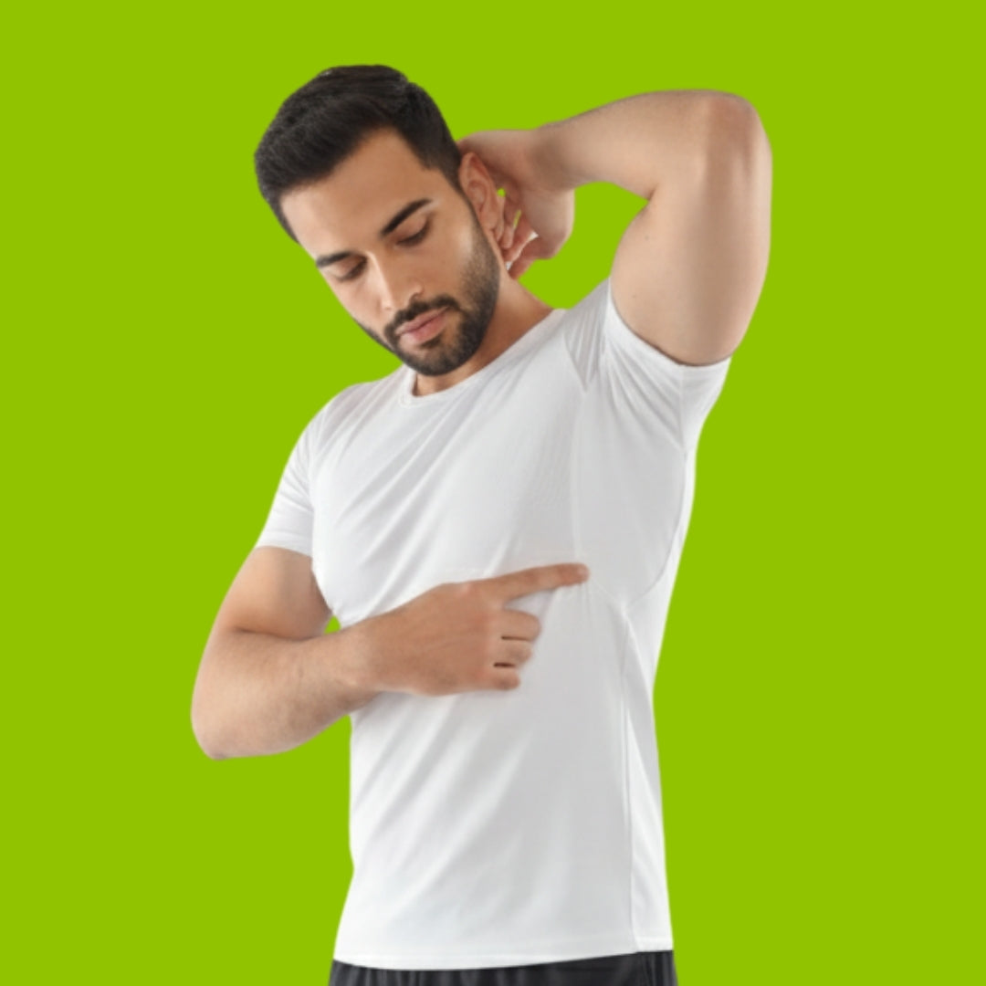 Men’s Anti-Sweat Round-Neck Undershirt