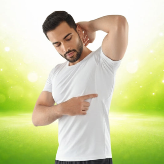 Men’s Anti-Sweat Round-Neck Undershirt