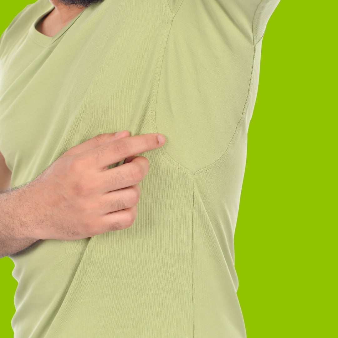 Men’s Anti-Sweat Round-Neck Undershirt