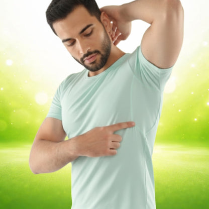 Men’s Anti-Sweat Round-Neck Undershirt
