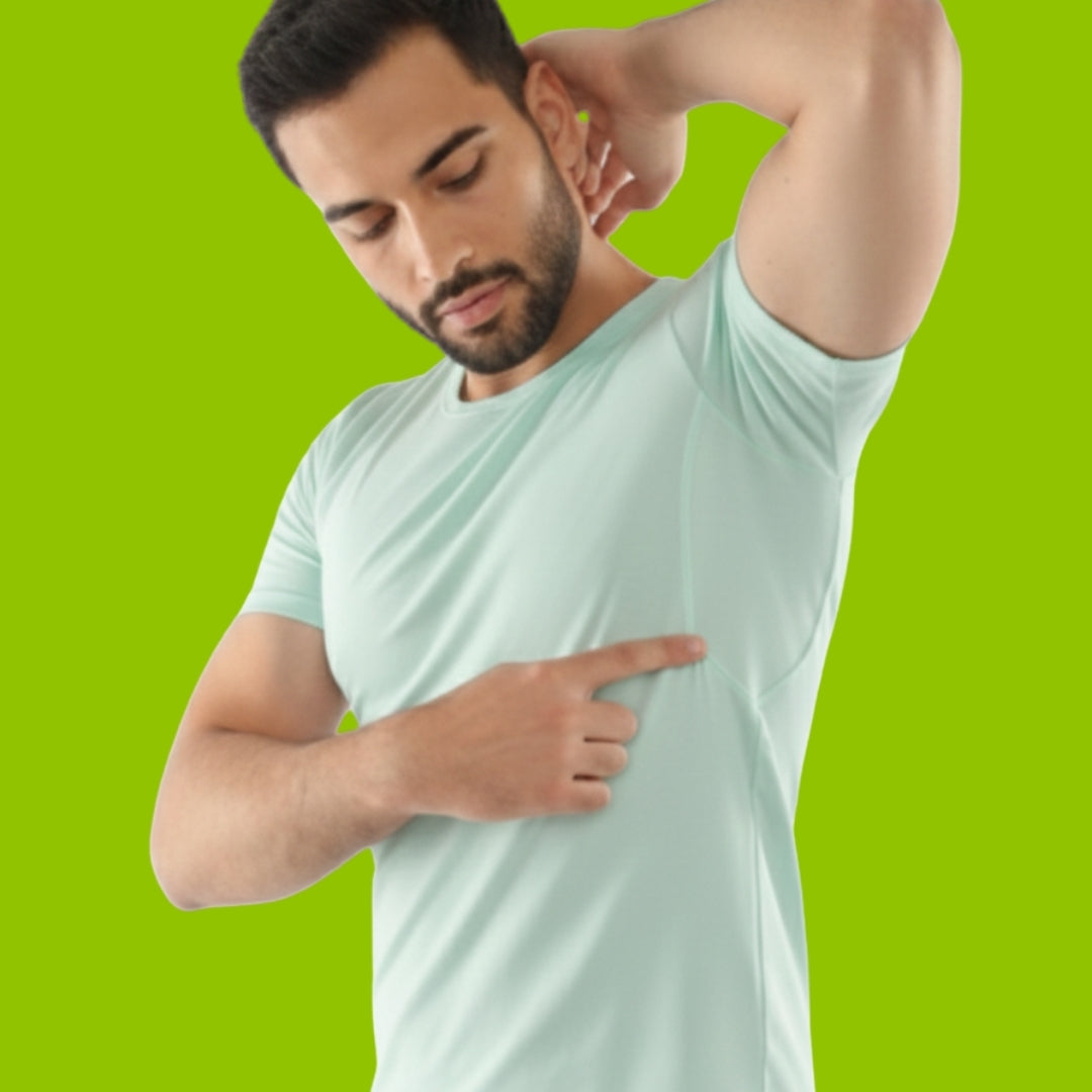 Men’s Anti-Sweat Round-Neck Undershirt
