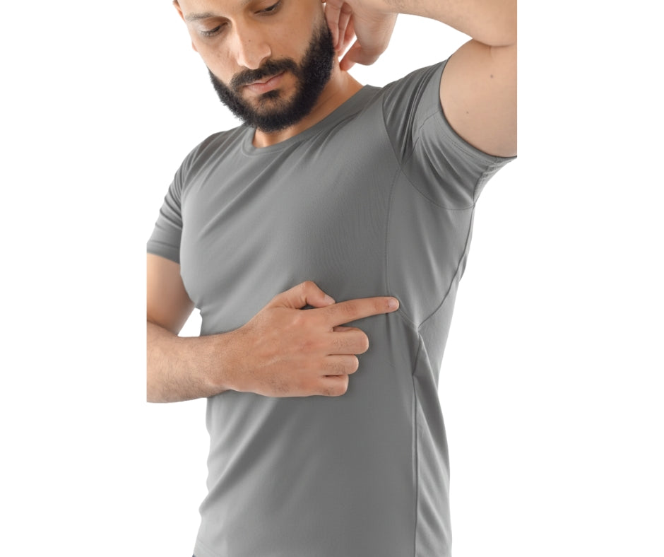 Men’s Anti-Sweat Round-Neck Undershirt